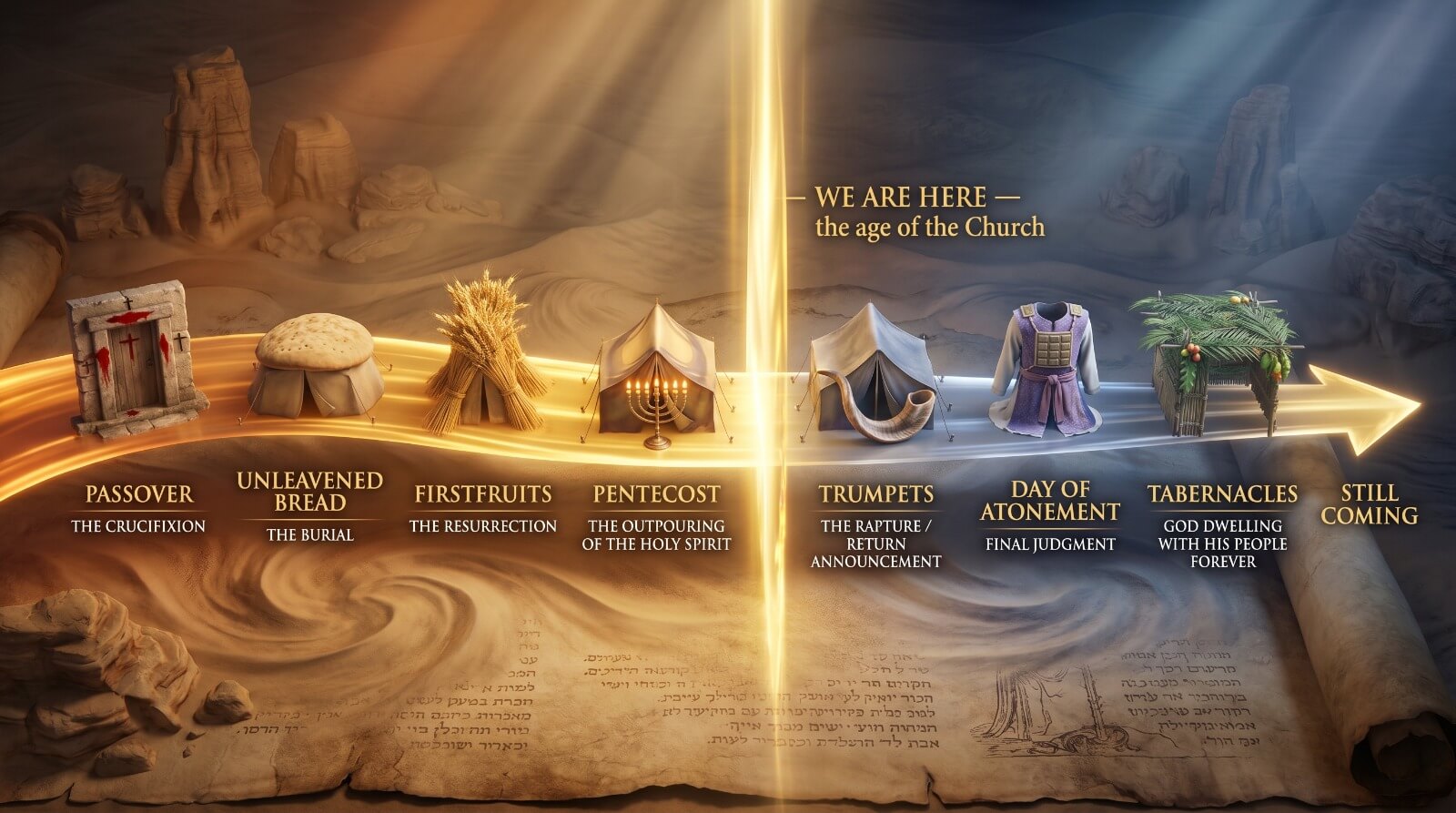 The seven feasts of Israel as a redemptive timeline